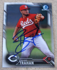 Blake Trahan Signed Autograph Auto 2016 Bowman Chrome Prospects #BCP163