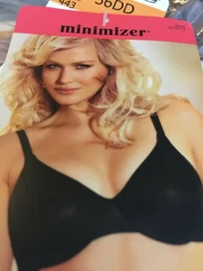 Llilyette MINIMIZER Full Figure Tailored Underwire Bra STAY PUT STRAPS 36DD BN - Picture 1 of 2