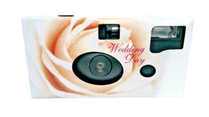 10 Wedding Disposable Cameras + Tent Cards 27 Exp ISO 400 Color Film with Flash - Picture 1 of 2