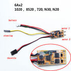 For RC Airplane/Boat 1020 8520 N30 N20 Motor 6Ax2 Brushed ESC Speed Controller