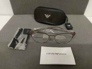 Emporio Armani EA1139 3161 Brillengestell Fassung Herren Matt Braun Gunmetal - Bild 1 von 7