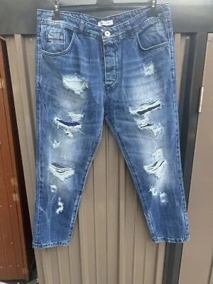 Men’s Pierre BALMAIN Distressed Jeans 36 Waist BNWT - Image 1 of 4