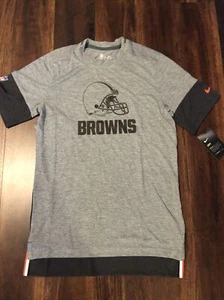 Nuova maglia Nike Cleveland Browns calcio uomo dri-fit taglia media marrone arancione - Foto 1 di 5