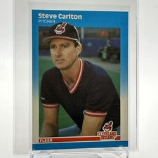 1987 Fleer Update GLOSSY Steve Carlton Card #U-17 Mint FREE SHIPPING