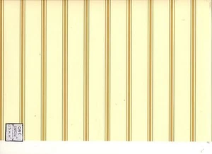 "Um - Gold Stripe" wallpaper Jackson's Miniatures dollhouse JM05A 1/12 scale - Picture 1 of 1
