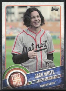 2015 Topps Series 1 Jack White FP-02 First Pitch | Detroit Tigers