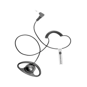 LISTEN ONLY D SHAPE SOFT EAR CUP EARPIECE FOR 2 PIN MIDLAND RADIO - Picture 1 of 3