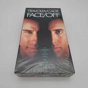 Face/Off VHS New Factory Sealed Paramount 1997 Nicolas Cage John Travolta Video - Picture 1 of 5