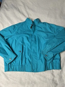 Members Only Teal Puffer Warm Ski Snow Jacket Lined & Hooded Vintage Size 3XL - Picture 1 of 10