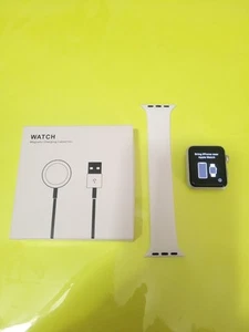APPLE WATCH SERIES 1 38mm SILVER - NEW SCREEN AND BATTERY - EXCELLENT CONDITION - Picture 1 of 6