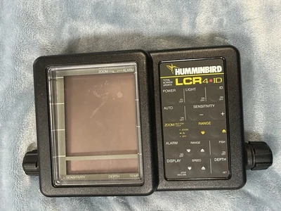 Hummingbird LCR 4ID Fishfinder Head Unit w/ Cover-No Cables-(Untested) For Parts - Image 1 of 4