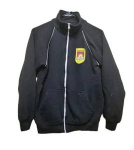 Vintage Free Tibet Team Fleece Trainingsjacke Erwachsene Medium durchgehender Reißverschluss schwarz  - Bild 1 von 8