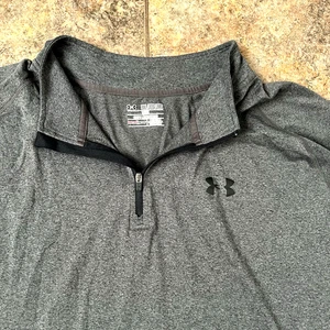 Under Armour HeatGear 1/4 Zip leichter Performance Pullover Gr. 3XL locker - Bild 1 von 3
