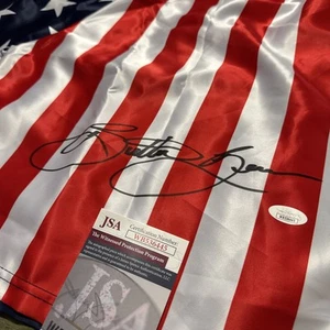 Eric Esch Butterbean Signed USA Boxing Trunks JSA COA AUTO - Foto 1 di 4