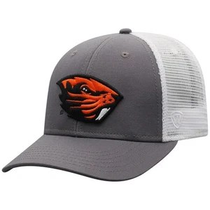 Men's Top of the World Gray/White Oregon State Beavers Victory Baseline Trucker - Picture 1 of 4