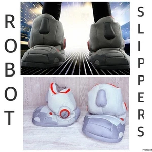 Thinkgeek grande robot pantofole scarpe costume Halloween/cosplay taglia unica - Foto 1 di 9