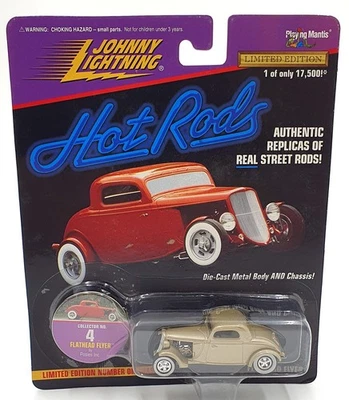 Johnny Lightning 1/64 Scale 441-04 Hot Rods Collector #4 Flathead Flyer - Gold - Image 1 of 4