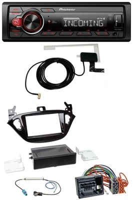 Pioneer USB MP3 DAB Bluetooth Autoradio für Opel Adam ab 13 Corsa E ab 15 Ablage - Bild 1 von 4