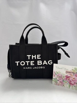 Marc Jacobs M0016493 The Canvas Small Tote Bag Black Crossbody adjustable strap - Image 1 of 4