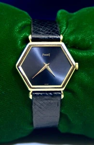 Reloj Manual Piaget Hexagonal Vintage Unisex en Oro Amarillo 18K Ref.9558 - Imagen 1 de 8