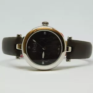Burgi Diamond Dial BUR128BR Quartz Analog Women's Watch New Battery - Picture 1 of 10
