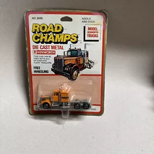 Vintage JRI Diecast Road Champs Free Wheeling Kenworth -Orange #6500 - Picture 1 of 2
