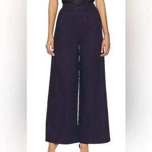 Cami NYC dunkelblau Rylie Leinenhose weites Bein - 2 - Bild 1 von 5