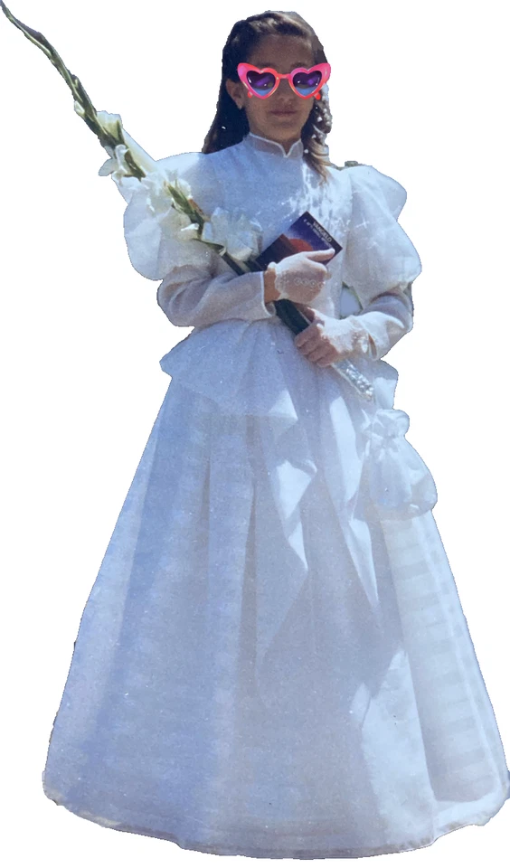 Abito Prima Comunione per bambina 9/11 anni - Lavorazione artigianale - Immagine 1 di 4