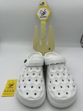 JOYBEES womens slip on clogs shoes size 6 M white all NEW in Box