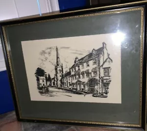 James Porteous stampa su legno 'LECHLADE' INCORNICIATA E OPACHIZZATA - Foto 1 di 4