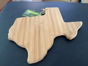 Texas geformtes Bambus Holz Schneidebrett - Bild 1 von 5