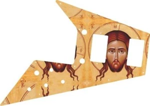 Gibson Flying V Pickguard '67 Re-Issue Guitar Custom Graphical Jesus - Picture 1 of 1