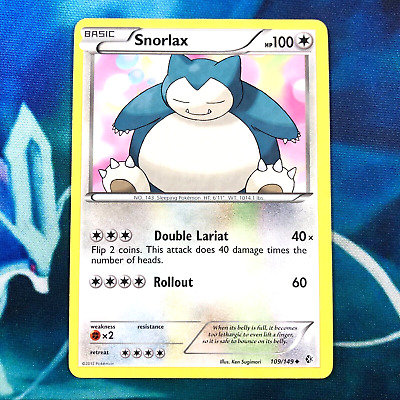 Snorlax - 109/149 - Boundaries Crossed Set BW - Pokemon Card - LP