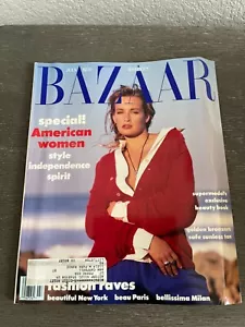 HARPER'S BAZAAR July 1989 ESTELLE Cover - Picture 1 of 6