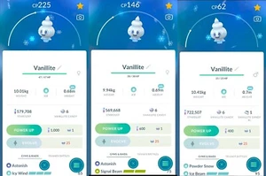 Vanillite XXL + 0,68 - 0,70 m | Per mostre | Pokemon Trade Go✨ - Foto 1 di 3