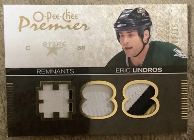 2007-08 O-Pee-Chee Premier Patch Remnants # 88 ERIC LINDROS 2/35! - Image 1 of 2