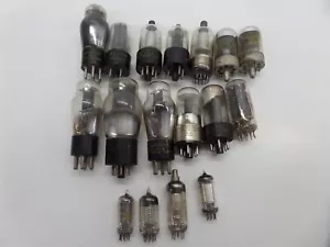 Lote Mixto De 17 Tubos Electrónicos Philco 6N6G 1232 6F5GT - Imagen 1 de 9