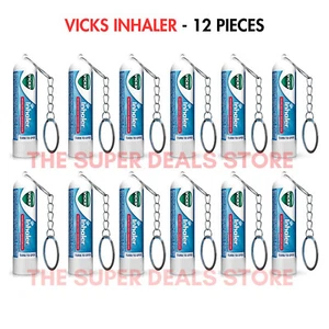 Lot of 12 pcs vicks inhaler - nasal congestion allergy blocked nose Best Price - Picture 1 of 3