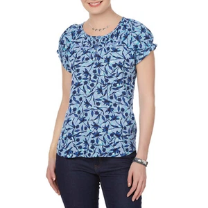Blusa de crepón para mujer Laura Scott - Floral, talla: L Serenity - Imagen 1 de 1