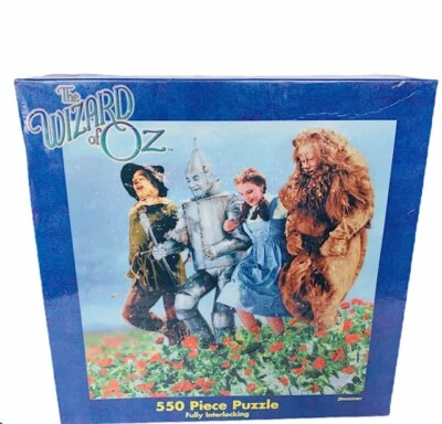 Wizard of Oz puzzle Pressman sealed Turner Judy Garland 550 piece dorothy NEW - Image 1 of 4