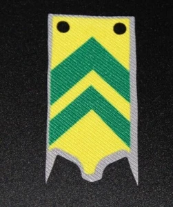 Banner kompatibel mit Ritterburg 10305 Lion Knights' Castle Green Chevrons - Bild 1 von 2