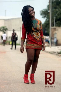 Women's Dashiki Sheath Dress Women's African Clothing Women's outfit Women Wear - Picture 1 of 2