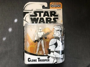 Hasbro 2003 Star Wars Clone Cartoon Network Clone Trooper 3.75" Figure - Picture 1 of 2