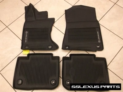 雷克萨斯 GS350 (AWD) (2016-2018) 原始设备制造商 4 件全天候地板"衬里"垫(黑色) — 第 1/4 张图片