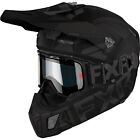 Fxr Clutch Cold Stop Snow Helmet W/Qrs Electric Goggles Black Ops