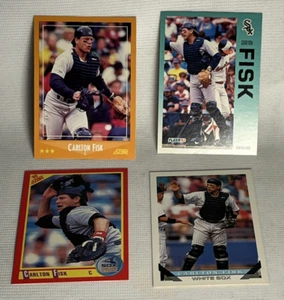1980's-90's Baseball card lot (7) . CARLTON FISK CHICAGO WHITE SOX . Hof 2000 - Picture 1 of 8