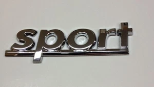 3D SPORT LOGO CHROME BADGE ABS EMBLEM CAR AUTO 4X4  E-1517PS - Picture 1 of 3