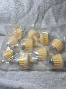 10PCS Inline Gas Fuel Filter for Small Engine Lawn Mowers Motorcycles 1/4" - Picture 1 of 4