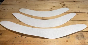 Fusible Buckram shaped tie back templates 81, 71, & 61 cm curtain use own fabric - Picture 1 of 1