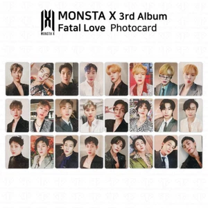 MONSTA X 3rd Album Fatal Love Official Photocard Photo Card Genuine KPOP K-POP - Picture 1 of 72
